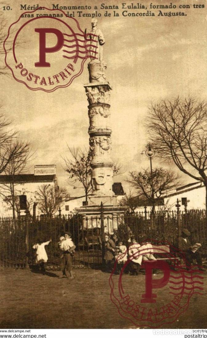 Postales: MERIDA. MONUMENTO A SANTA EULALIA - Foto 1
