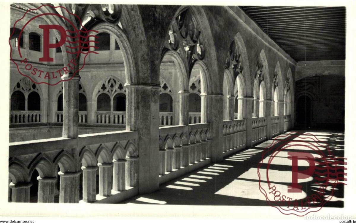 Postales: CACERES. GUADALUPE. CLAUSTRO GOTICO. ANTIGUAS ENFERMERIAS.