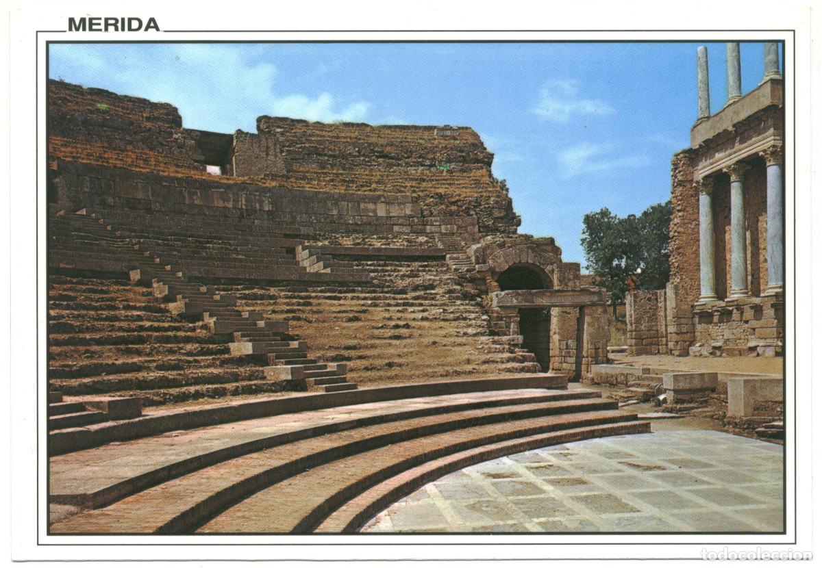 Postkarten: M&Eacute;RIDA (Badajoz)_Anfiteatro Romano_Arribas.102 / Teatros antiguos Hispania