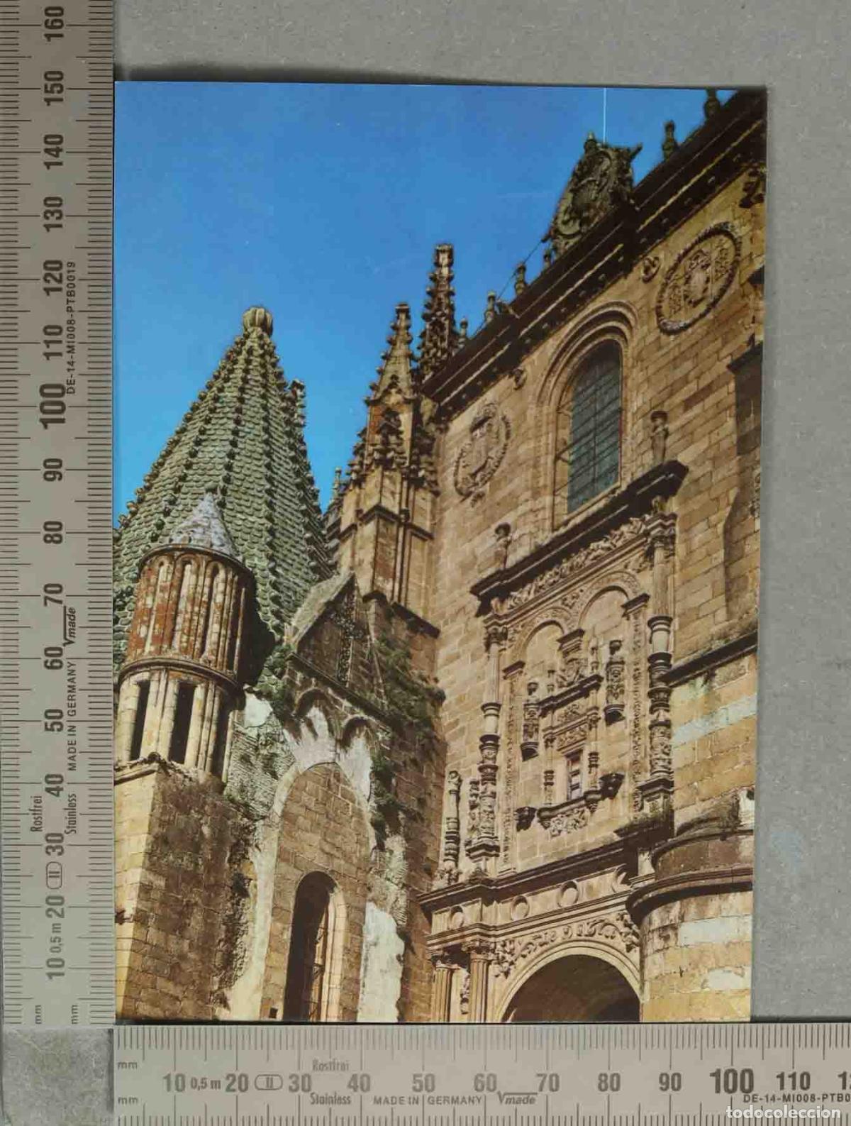 Postais: POSTAL. Catedral de Plasencia - Torre del Mel&oacute;n y Fachada Norte