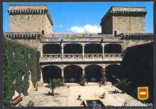 Postales: Jarandilla de la Vera. *Parador Carlos V. Jard&iacute;n interior* Circulada ATM 1994