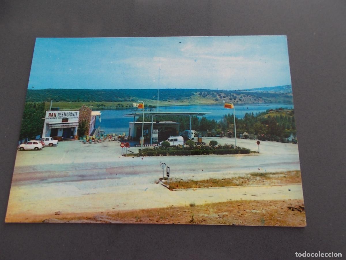 Postales: CACERES --PLAYA DE EXTREMADURA HOTEL MOYA ESTACION DE SERVICIO