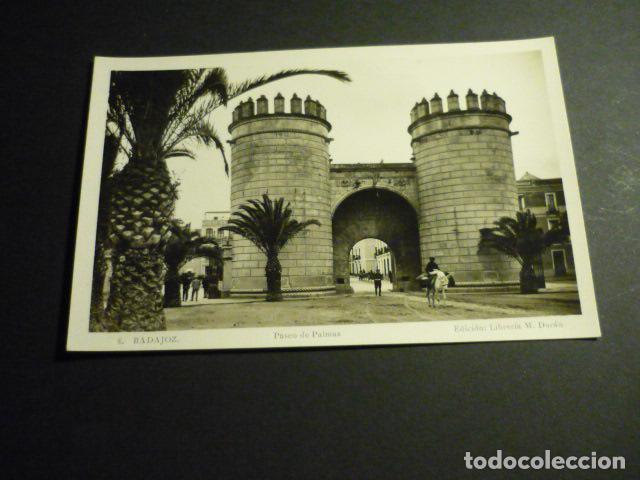 Postales: BADAJOZ PASEO DE PALMAS ED. LIBRERIA M. DURAN N&ordm; 8