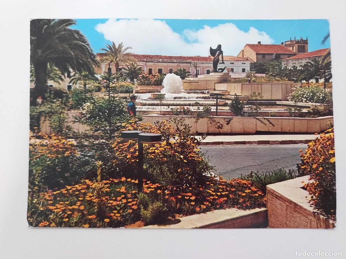 Postales: POSTAL VILLANUEVA DE LA SERENA PARQUE DE JOSE ANTONIO. SIN CIRCULAR. 1972. BADAJOZ