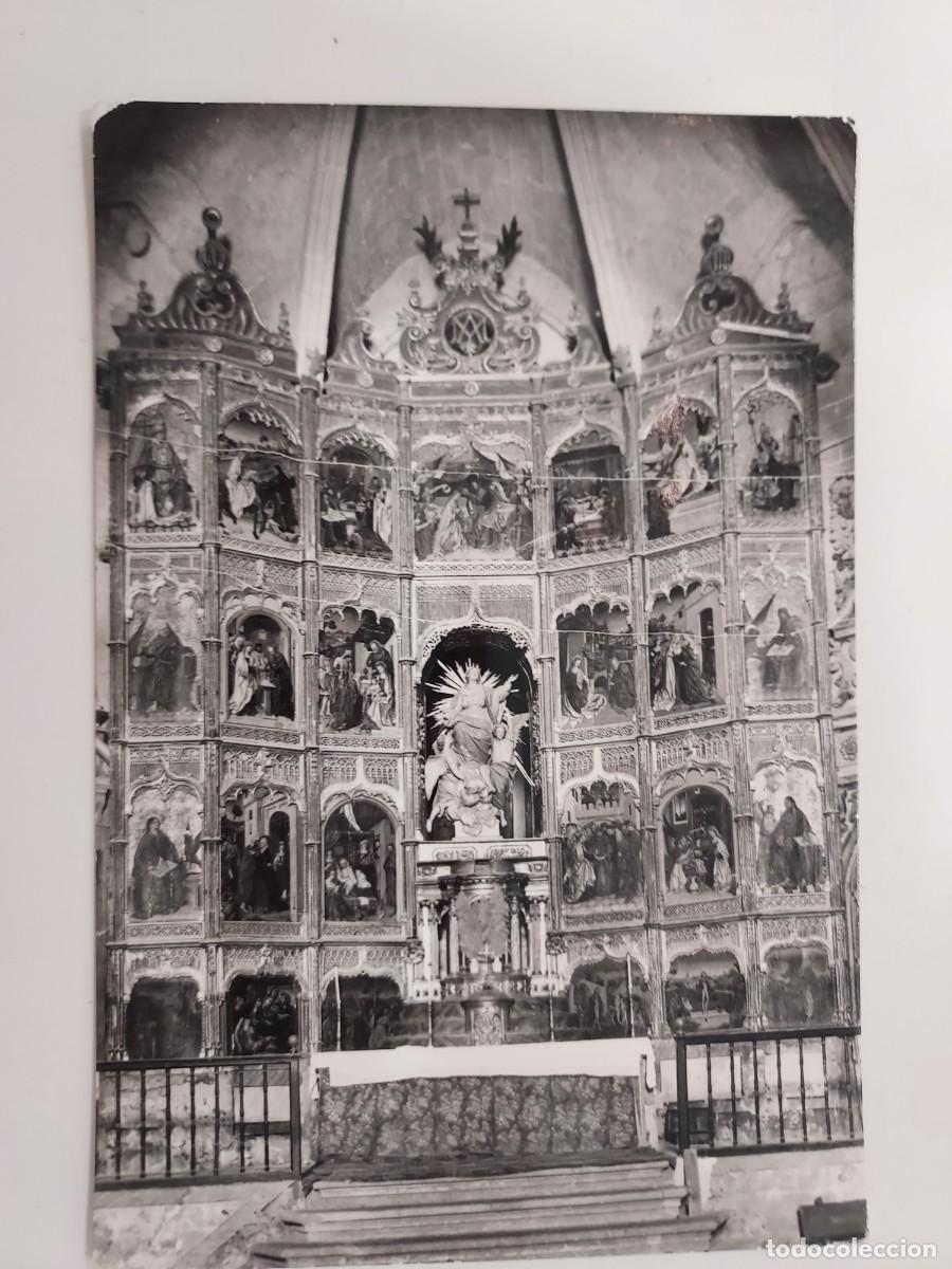 Postales: POSTAL TRUJILLO SANTA MARIA RETABLO DEL ALTAR MAYOR. FERNANDO GALLEGO. SIN CIRCULAR. CACERES