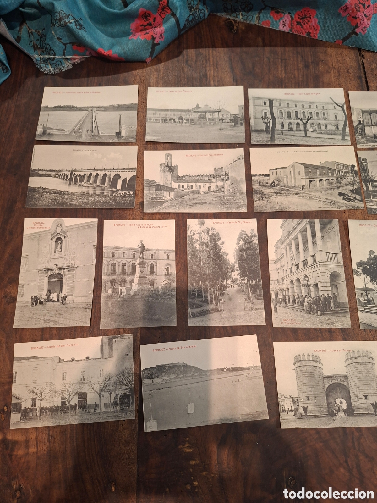 Postkarten: Lote 21 postales Badajoz editor V. Rodr&iacute;guez