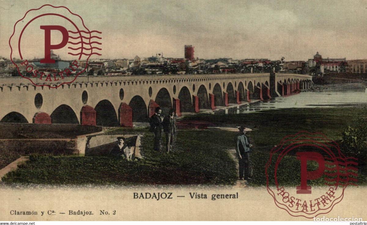 Postales: BADAJOZ. VISTA GENERAL.