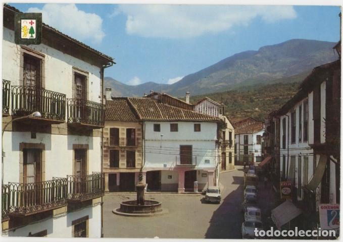 Postales: em04733 hervas plaza del generalisimo franco 1969 fisa n&ordm;4 escrita seat 1500 gordini flex buzon