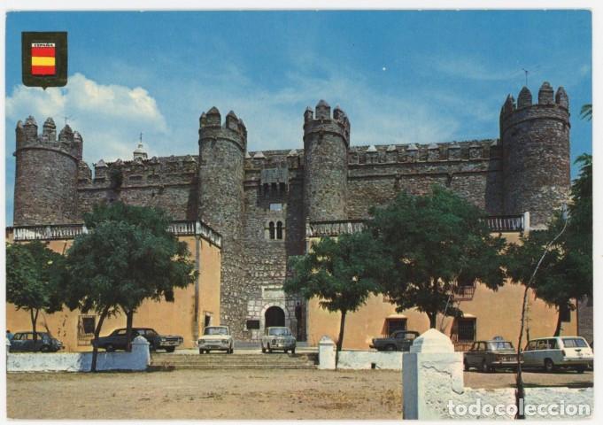 Postales: em04736 zafra parador nacional hernan cortes 1970 fisa n&ordm;2 escrita renault 10 seat 600 124 familiar