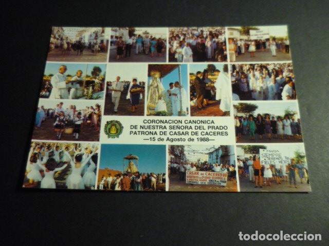 Postales: CASAR DE CACERES NUESTRA SE&Ntilde;ORA DEL PRADO CORONACION POSTAL