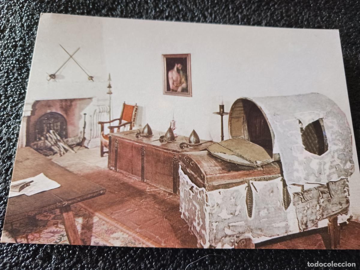 Postales: monasterio de san jeronimo de yuste, litera del emperador, ed. grafiplas 1969