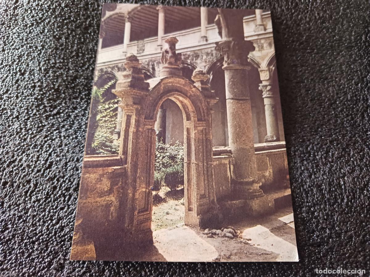 Postales: monasterio de san jeronimo de yuste, claustro plateresco, detalle, ed. grafiplas 1969