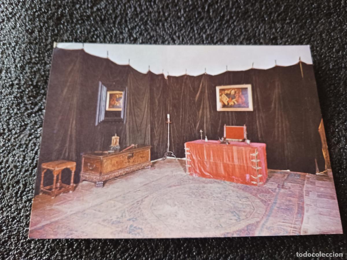 Postales: monasterio de san jeronimo de yuste, despacho del emperador, ed. grafiplas 1969
