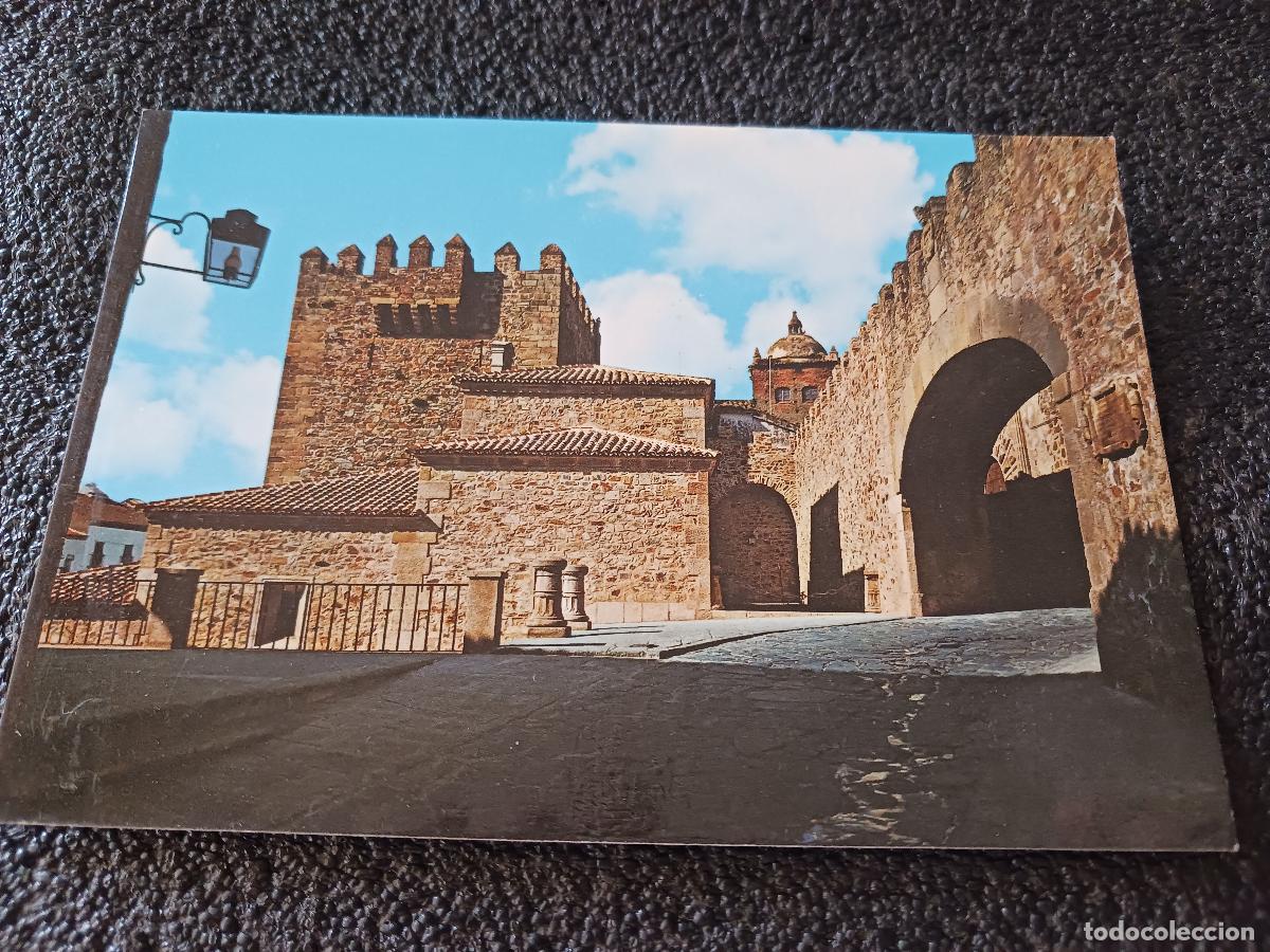 Postales: 2047 caceres,arco de la estrella y torre de bujaco, ed. arribas