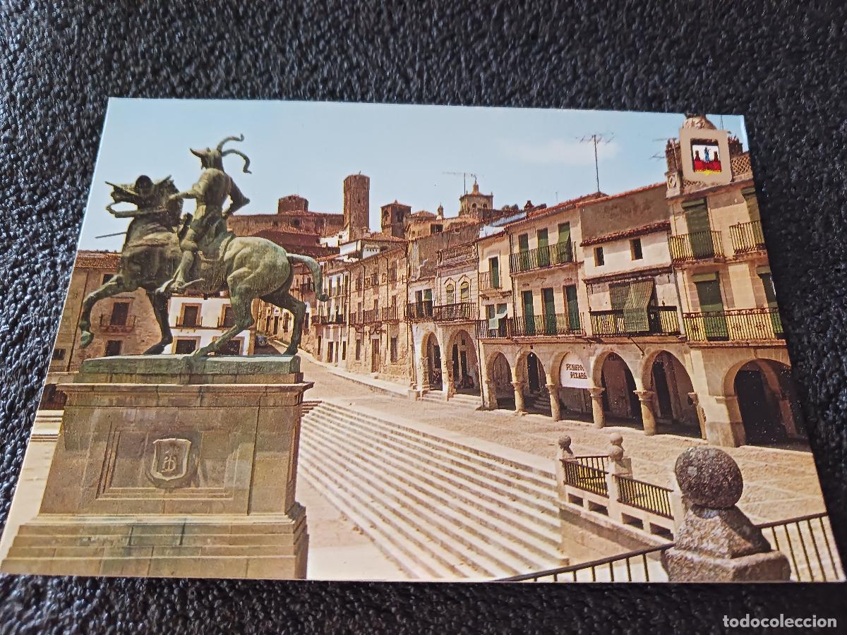 Postales: 6 trujillo, caceres, estatua ecuestre de pizarro, ed. escudo