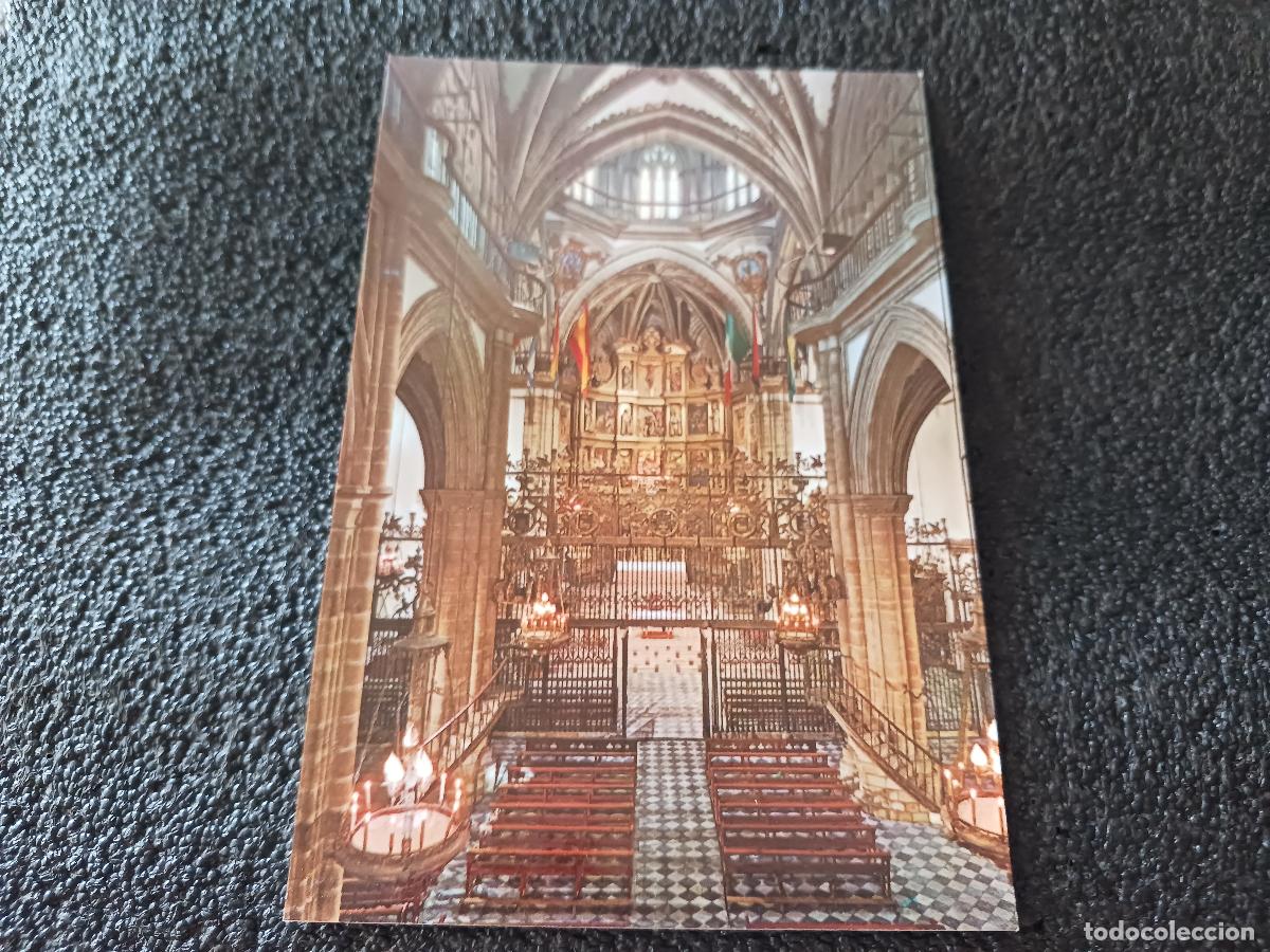 Postales: guadalupe, interior de la basilica, con la gran verja, ed. comercial gf