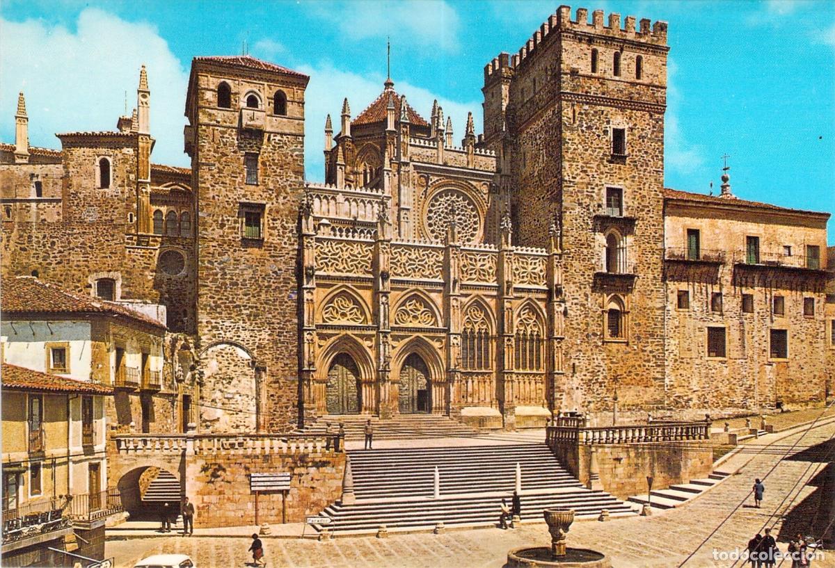 Postales: Postal del Real Monasterio de Guadalupe en C&aacute;ceres