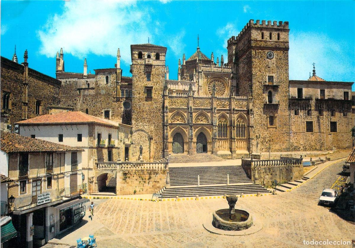 Postales: Postal del Monasterio de Santa Maria de Guadalupe en Caceres