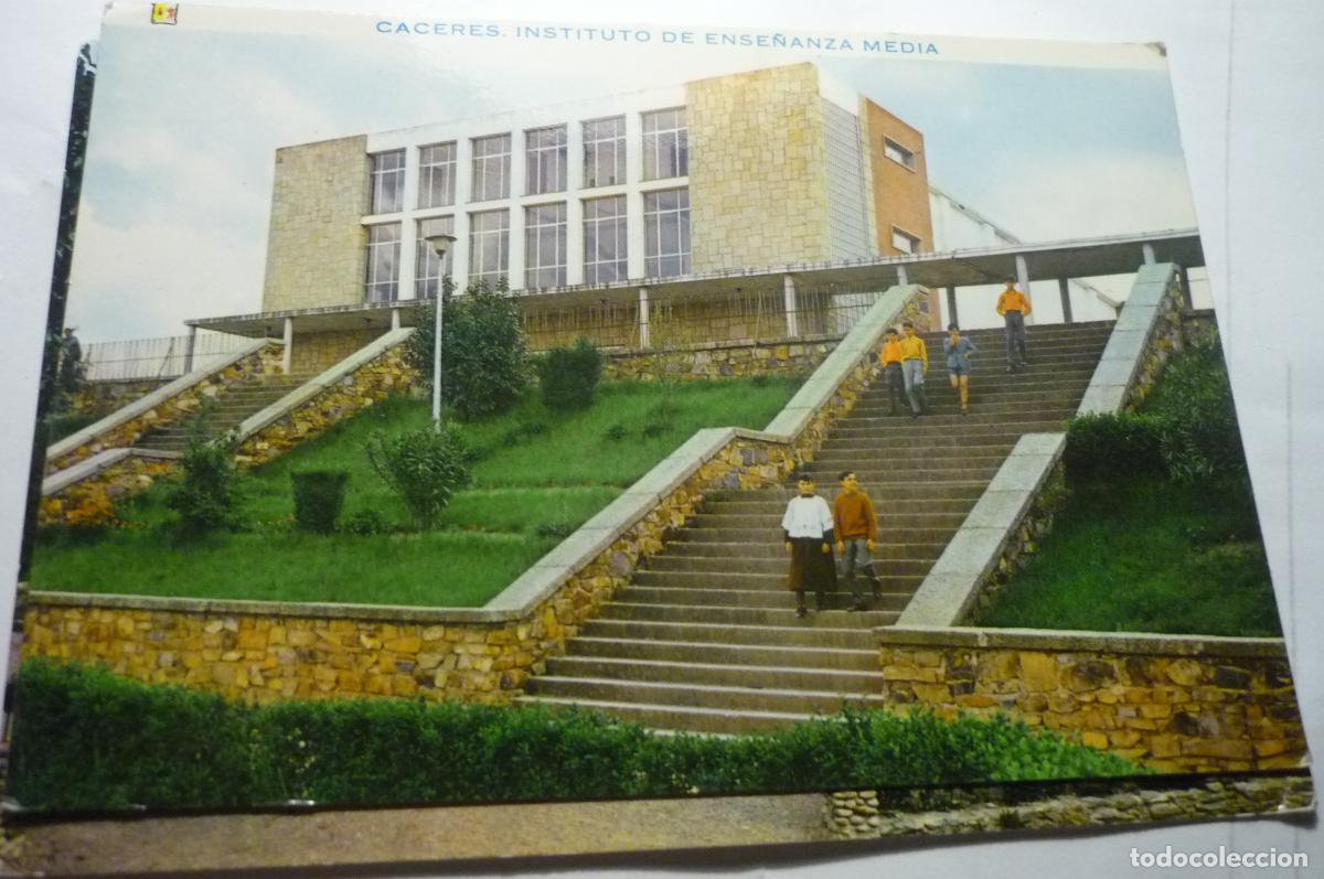 Postales: postal caceres,. instituto ense&ntilde;anza media