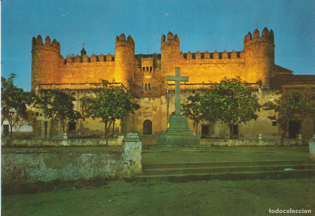 Postales: ZAFRA (BADAJOZ) CASTILLO, NOCTURNA - EDICIONES ARRIBAS N&ordm;2005 - S/C