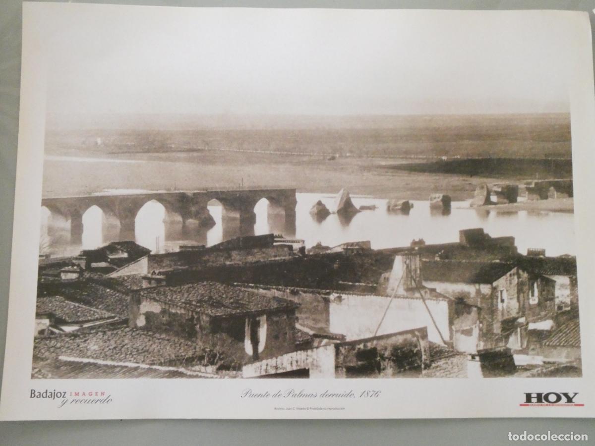 Postales: L&Aacute;MINA FOTO FOTOGRAF&Iacute;A FACS&Iacute;MIL BADAJOZ IMAGEN Y RECUERDO. PUENTE DE PALMAS 1876 34X24CM. 7