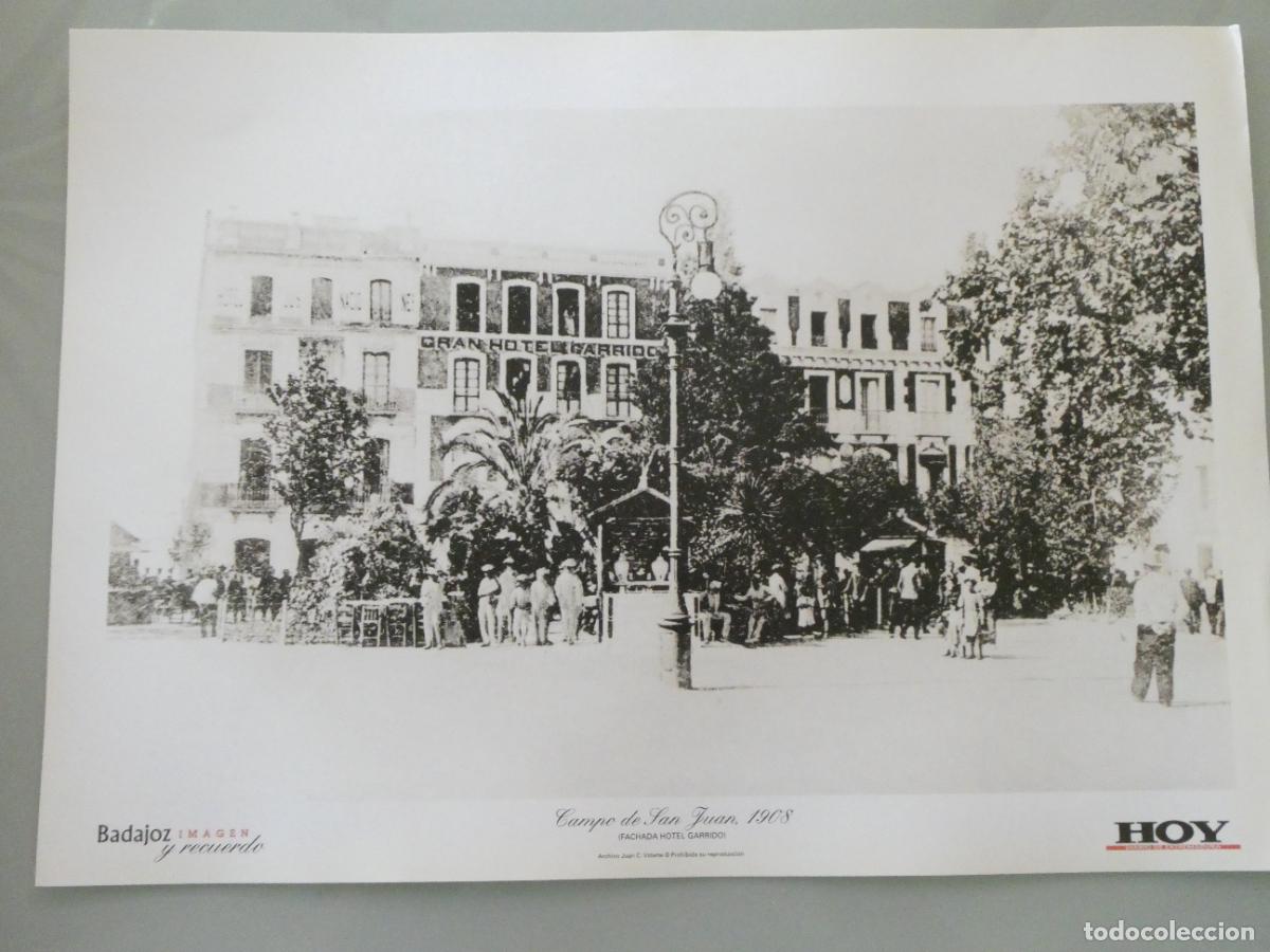 Postales: L&Aacute;MINA FOTO FOTOGRAF&Iacute;A FACS&Iacute;MIL BADAJOZ IMAGEN Y RECUERDO. CAMPO DE SAN JUAN 1908 34X24CM 10