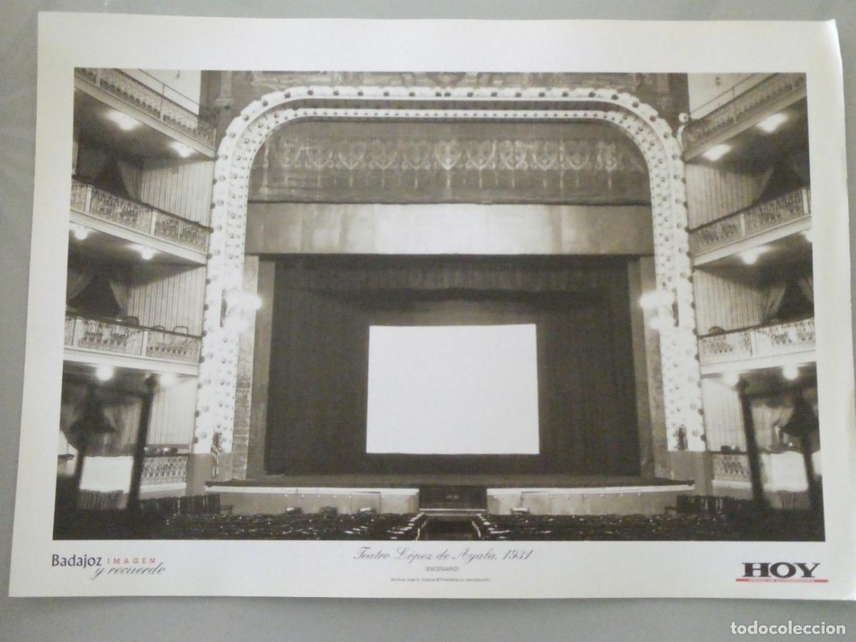 Postales: L&Aacute;MINA FOTO FOTOGRAF&Iacute;A FACS&Iacute;MIL BADAJOZ IMAGEN Y RECUERDO. TEATRO L&Oacute;PEZ AYALA 1931 34X24CM 11