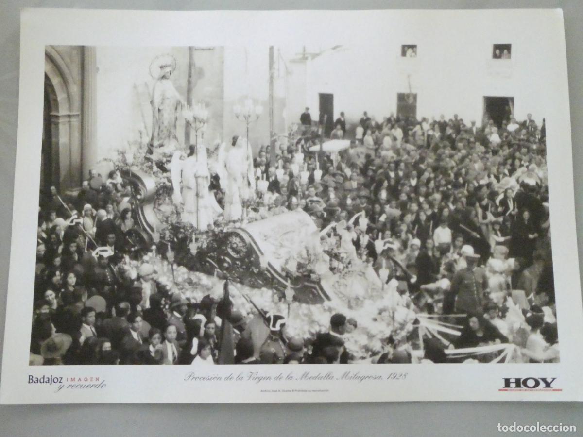 Postales: L&Aacute;MINA FOTO FOTOGRAF&Iacute;A FACS&Iacute;MIL BADAJOZ IMAGEN Y RECUERDO. VIRGEN MEDALLA MILAGROSA 1928 34X24CM 12