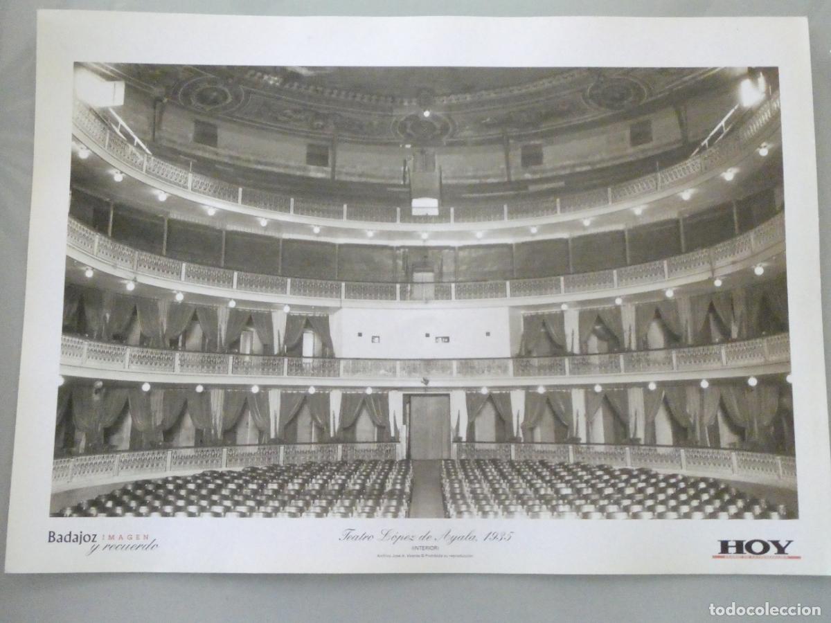 Postales: L&Aacute;MINA FOTO FOTOGRAF&Iacute;A FACS&Iacute;MIL BADAJOZ IMAGEN Y RECUERDO. TEATRO L&Oacute;PEZ DE AYALA 1935 34X24CM 15