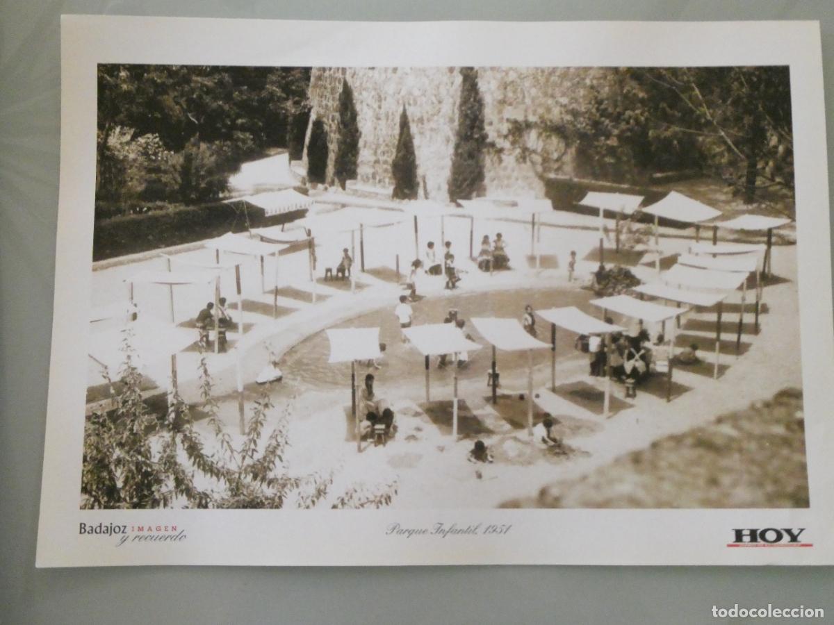 Postales: L&Aacute;MINA FOTO FOTOGRAF&Iacute;A FACS&Iacute;MIL BADAJOZ IMAGEN Y RECUERDO. PARQUE INFANTIL 1951 34X24CM 20