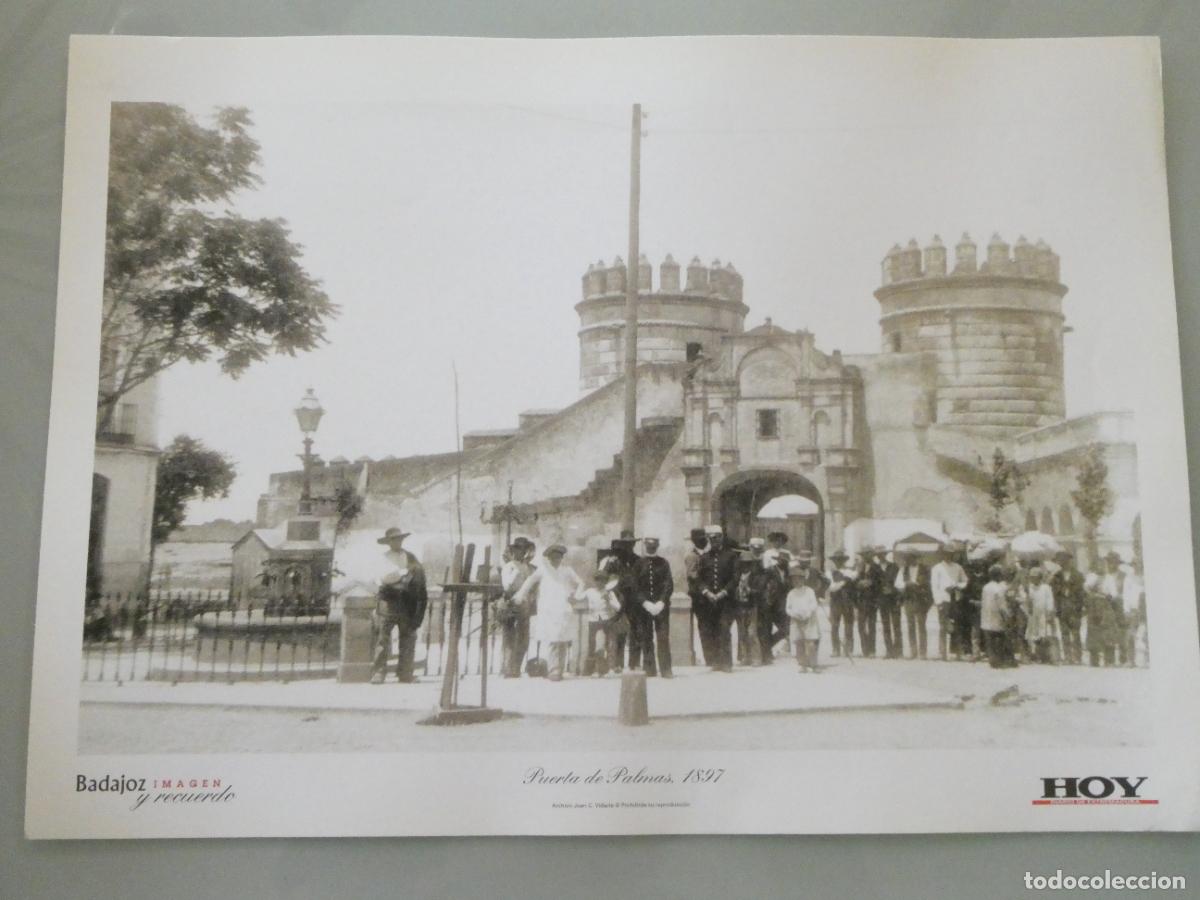 Postales: L&Aacute;MINA FOTO FOTOGRAF&Iacute;A FACS&Iacute;MIL BADAJOZ IMAGEN Y RECUERDO. PUERTA DE PALMAS 1897 34X24CM 26
