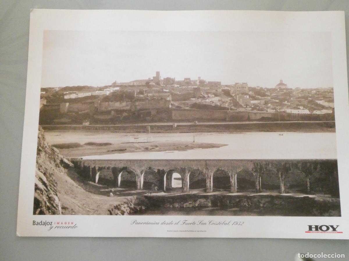Postales: L&Aacute;MINA FOTO FOTOGRAF&Iacute;A FACS&Iacute;MIL BADAJOZ IMAGEN Y RECUERDO DESDE FUERTE SAN CRISTOBAL 1932 34X24CM 28