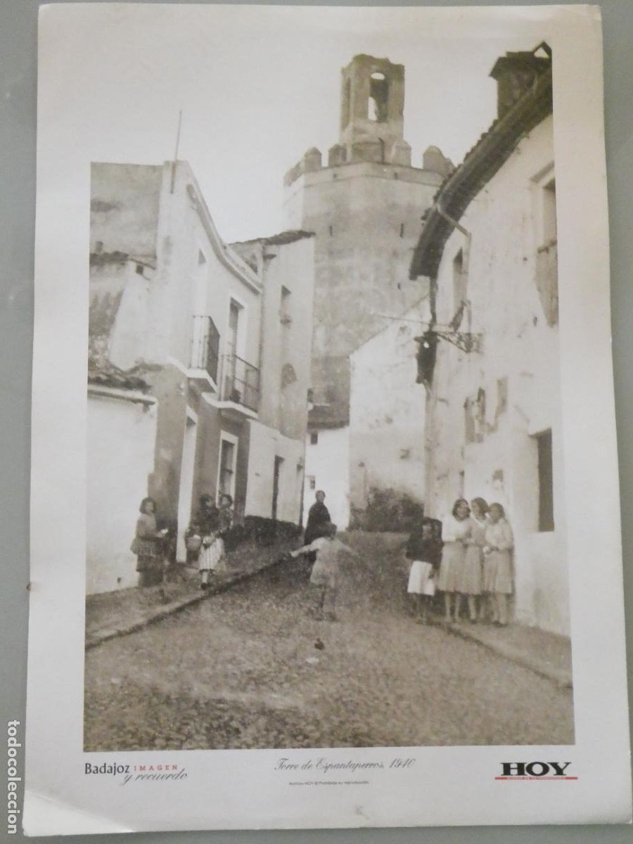 Postales: L&Aacute;MINA FOTO FOTOGRAF&Iacute;A FACS&Iacute;MIL BADAJOZ IMAGEN Y RECUERDO. TORRE DE ESPANTAPERROS 1940 34X24CM 30