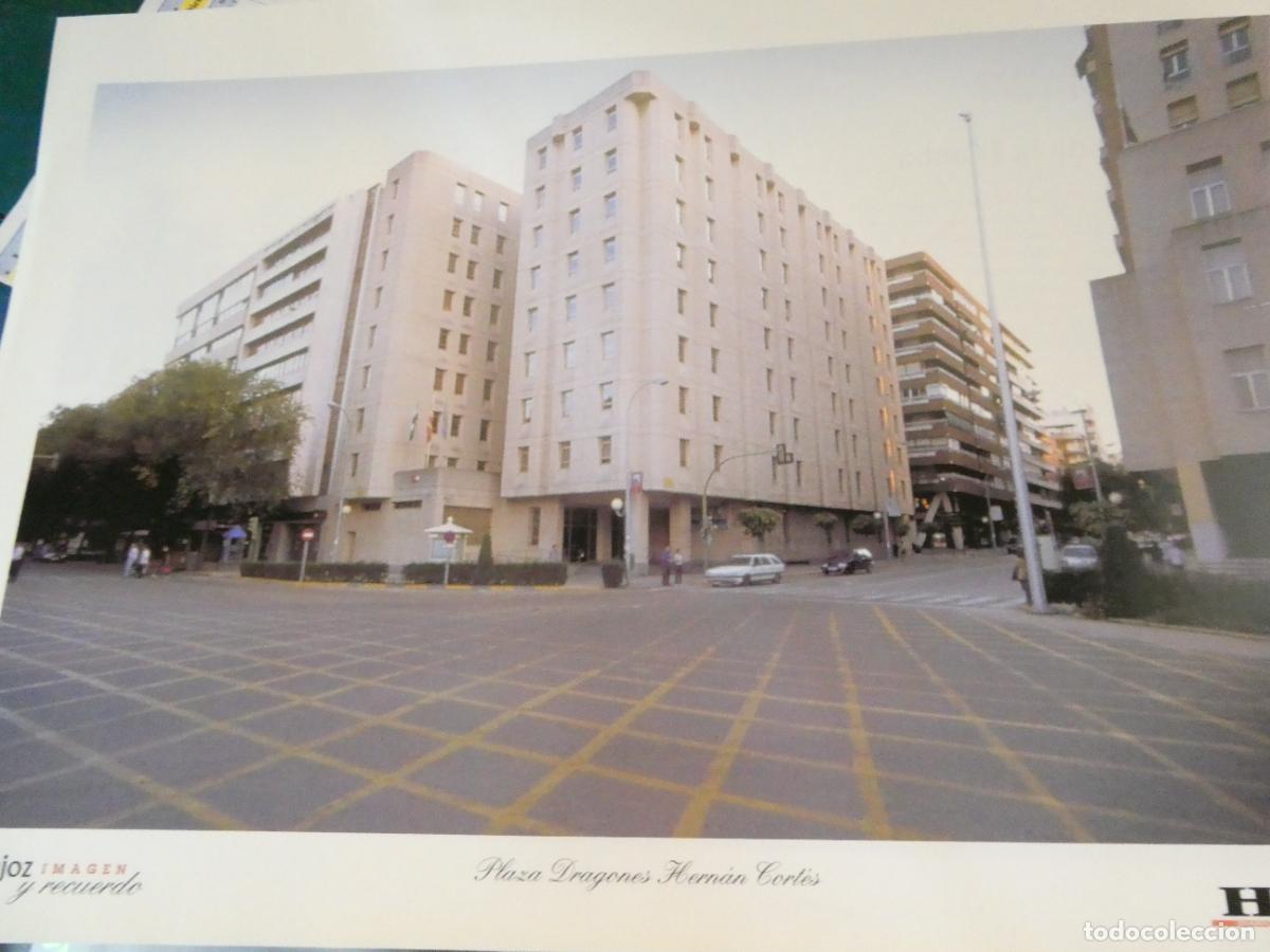 Postales: L&Aacute;MINA FOTO FOTOGRAF&Iacute;A BADAJOZ IMAGEN Y RECUERDO. PLAZA DRAGONES HERN&Aacute;N CORT&Eacute;S 34X24CM 32