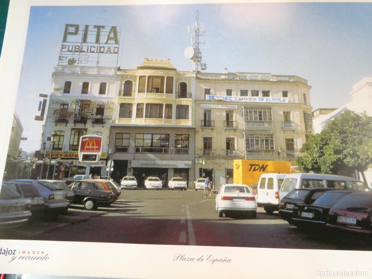 Postales: L&Aacute;MINA FOTO FOTOGRAF&Iacute;A BADAJOZ IMAGEN Y RECUERDO. PLAZA DE ESPA&Ntilde;A 34X24CM 43