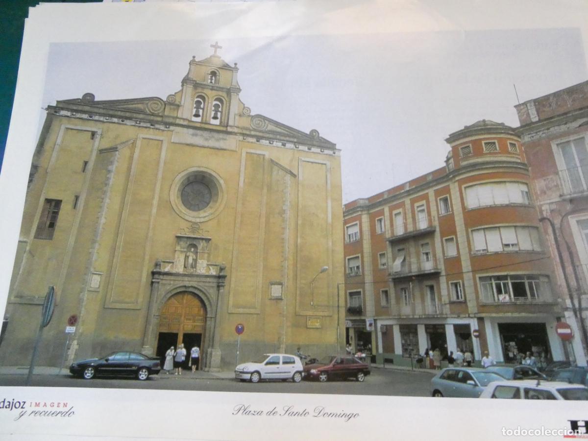 Postales: L&Aacute;MINA FOTO FOTOGRAF&Iacute;A BADAJOZ IMAGEN Y RECUERDO. PLAZA SANTO DOMINGO 34X24CM 46