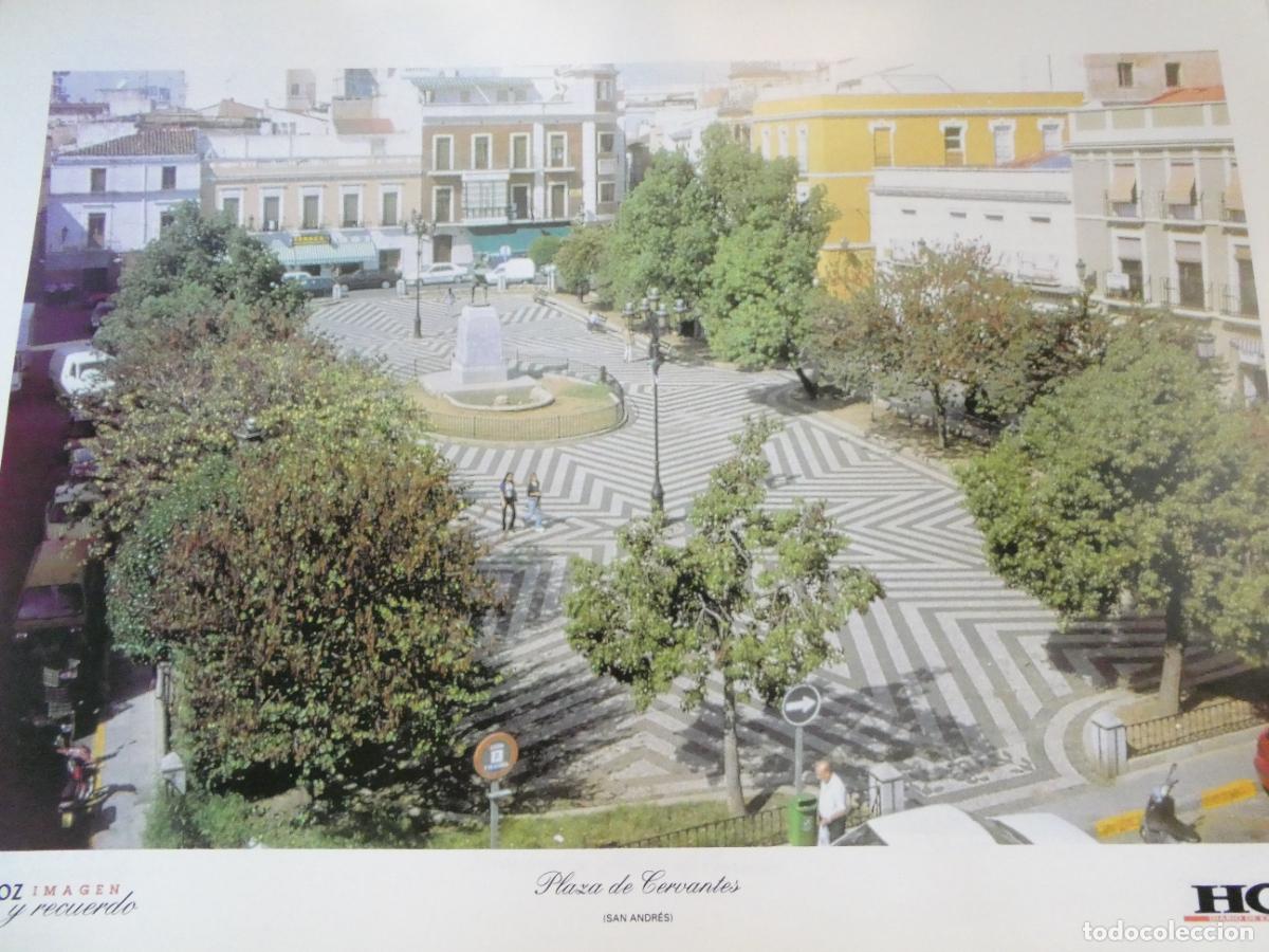 Postales: L&Aacute;MINA FOTO FOTOGRAF&Iacute;A BADAJOZ IMAGEN Y RECUERDO. CATEDRAL PLAZA CERVANTES 34X24CM 58
