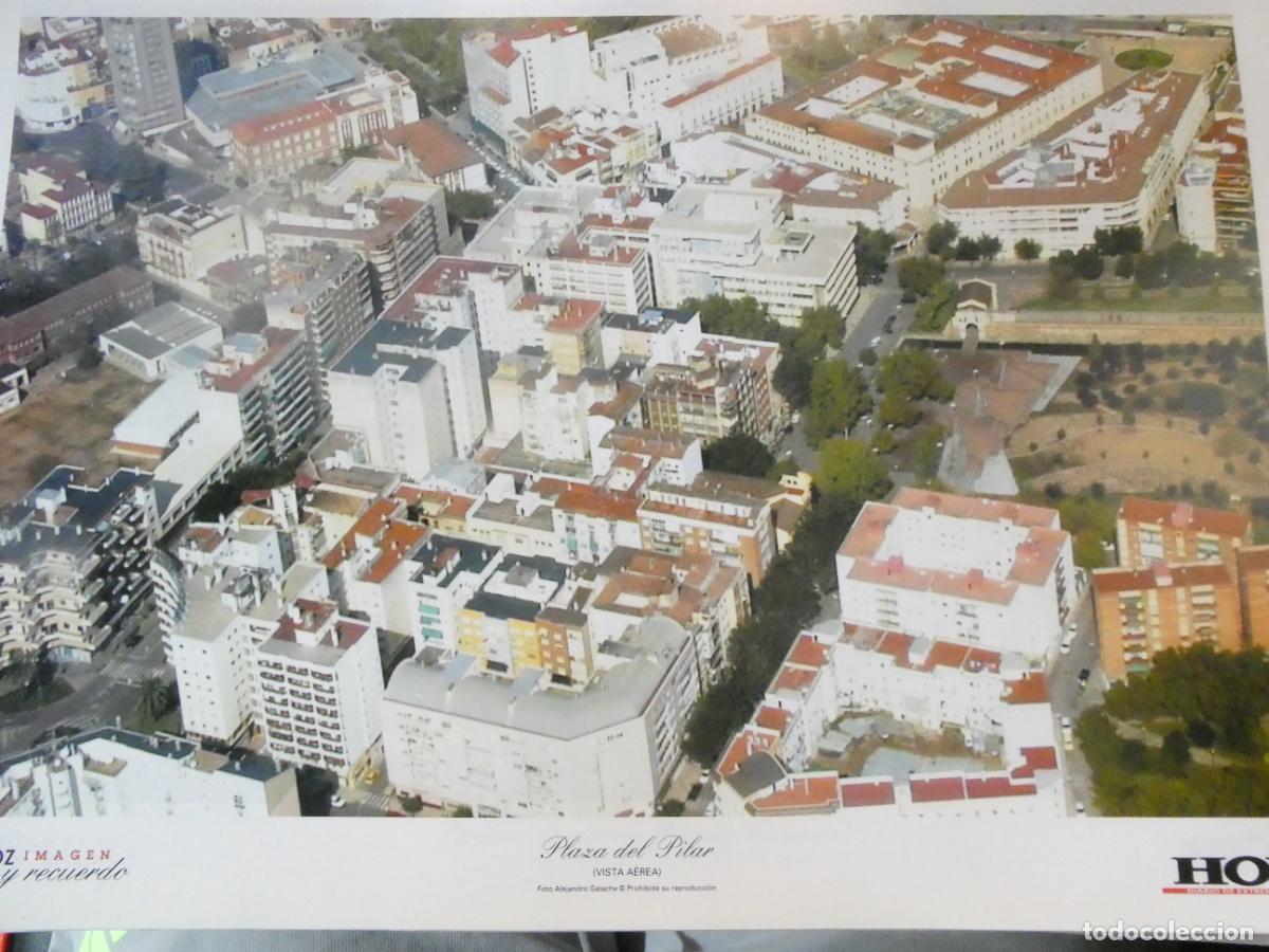 Postales: L&Aacute;MINA FOTO FOTOGRAF&Iacute;A BADAJOZ IMAGEN Y RECUERDO. PLAZA DEL PILAR 34X24CM 60