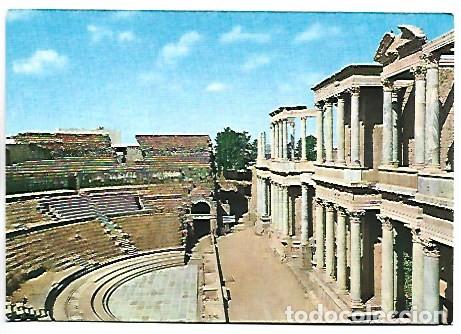 Postales: TEATRO ROMANO. ESCENA.- MERIDA