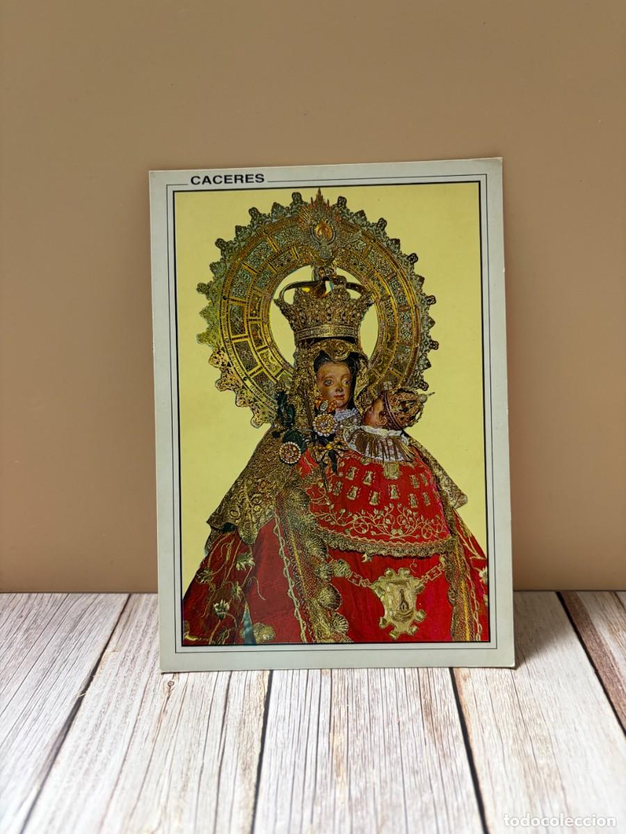 Postales: TARJETA POSTAL. C&Aacute;CERES. 66.- NUESTRA SE&Ntilde;ORA DE LA MONTA&Ntilde;A. PATRONA. ED. ARRIBAS