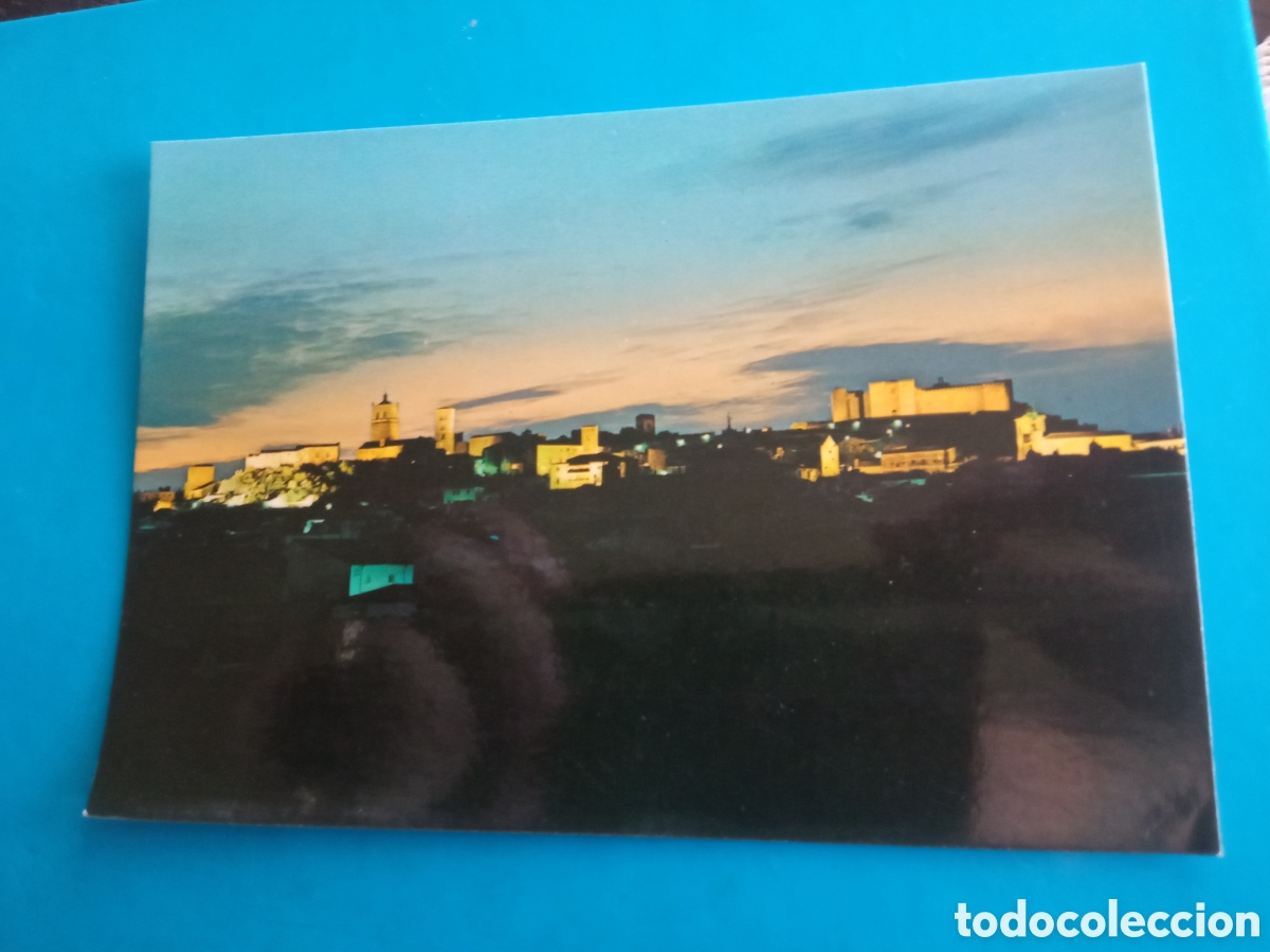Postales: Antigua postal fotogr&aacute;fica, Trujillo, Vista parcial, Nocturna, Ediciones Arribas