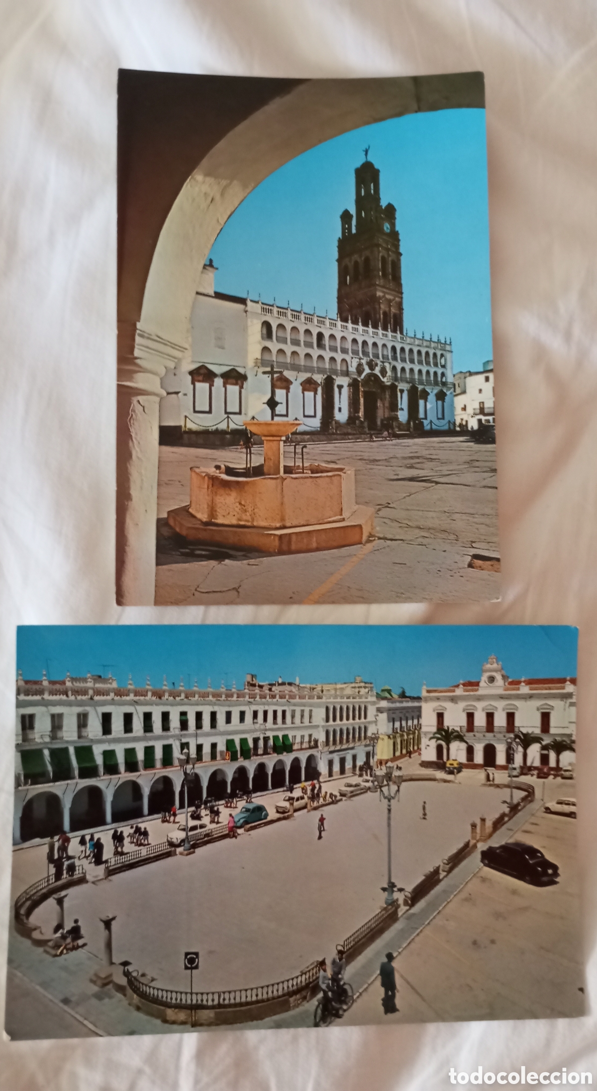 Postales: 2 postales de Llerena,Badajoz.Sin circular