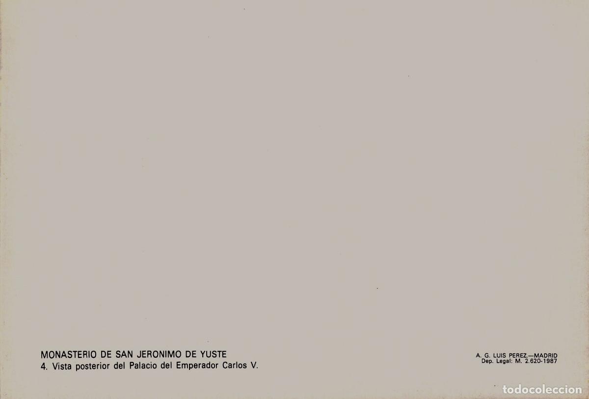 Postales: Postal del Monasterio de San Jer&oacute;nimo de Yuste Palacio de Carlos V - Foto 2