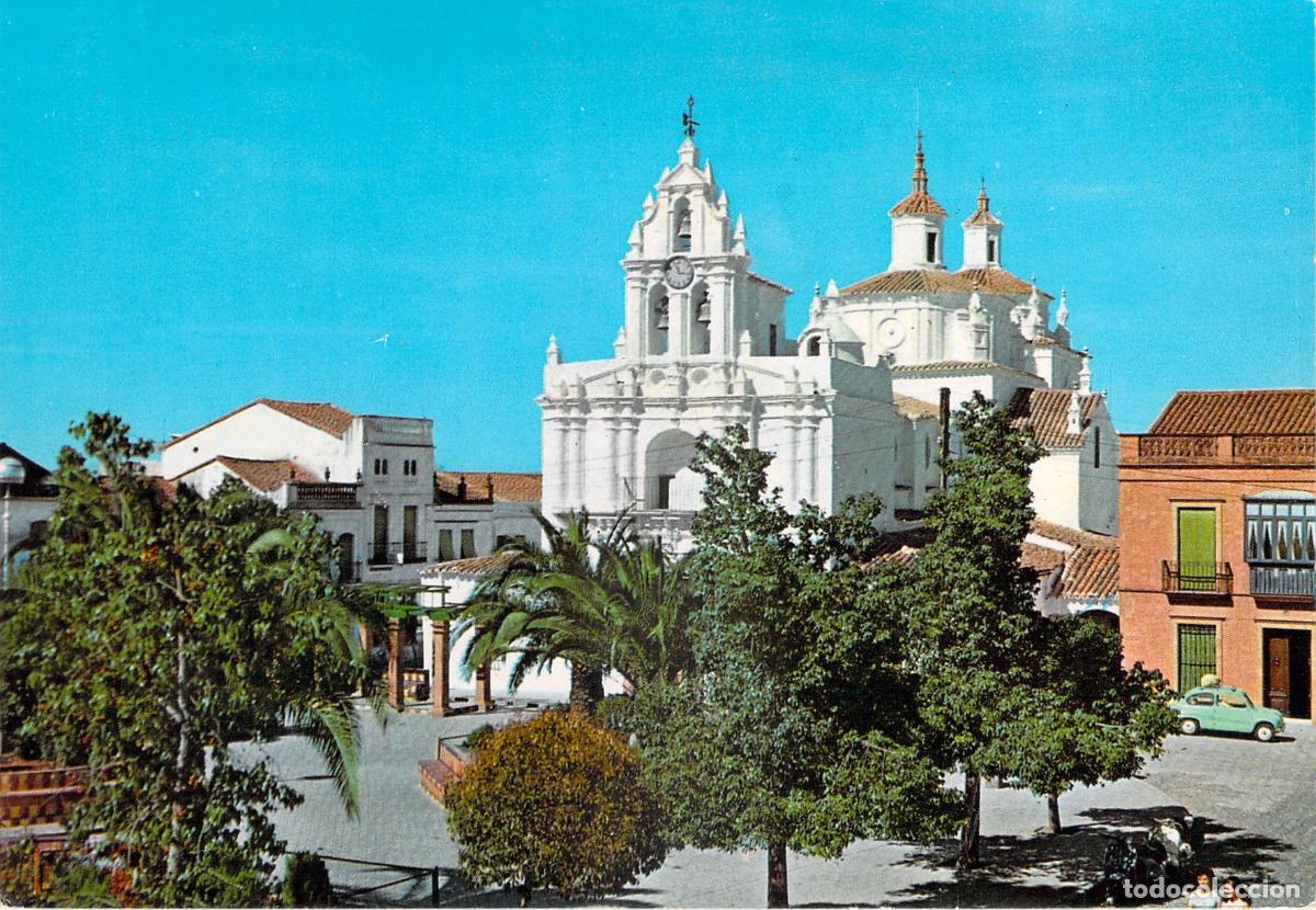 Postales: Postal de la Plaza del Cristo del Humilladero y Ermita en Azuaga, Badajoz