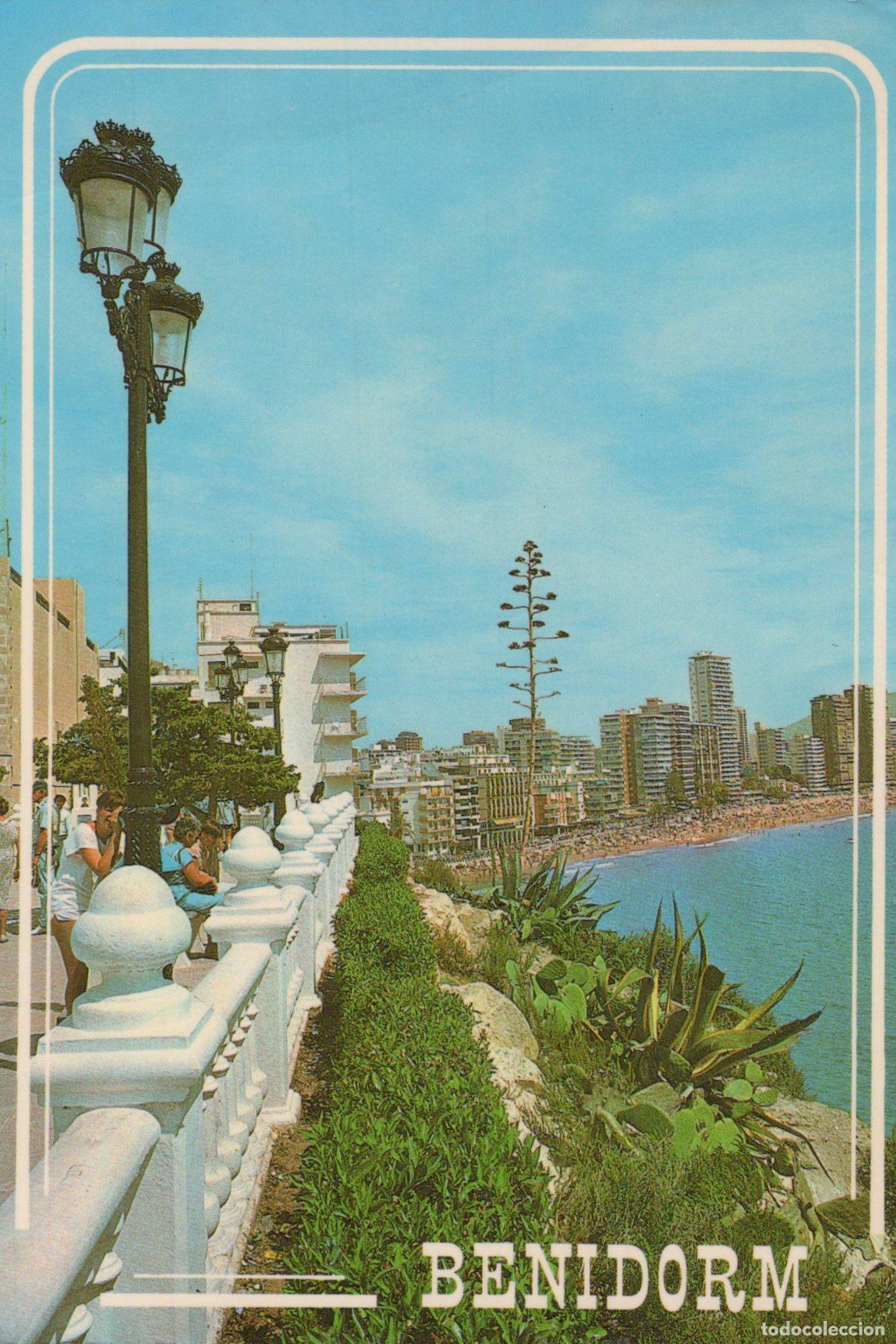 Postales: Espa&ntilde;a Benidorm Playa de Levante Panor&aacute;mica Costera Urbana *YAA941
