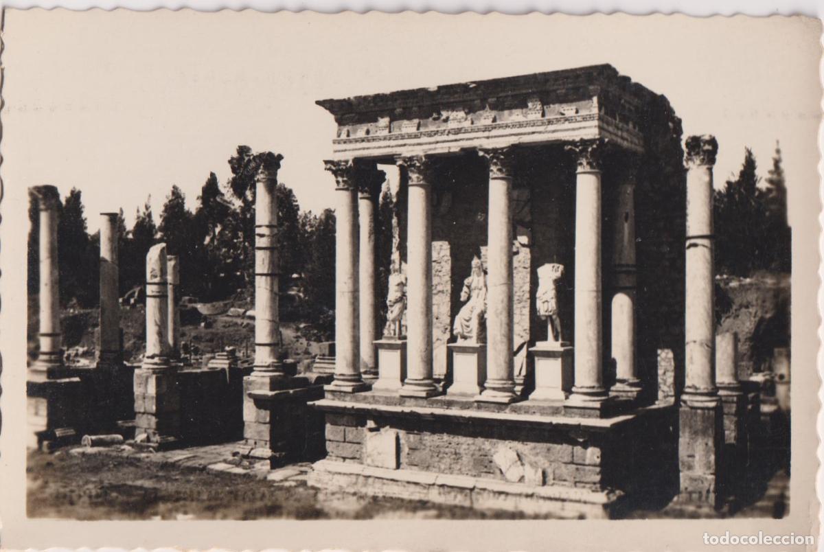 Postales: MERIDA, ESCENA TEATRO ROMANO (RECONSTRUIDA) EPOCA TRAJANO &ndash; EDICIONES ARRIBAS N&ordm;6&ndash; ESCRITA 1959