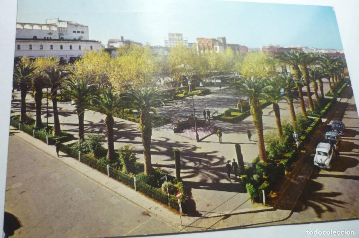 Postales: postal badajoz p&ordm; gral.franco circulada