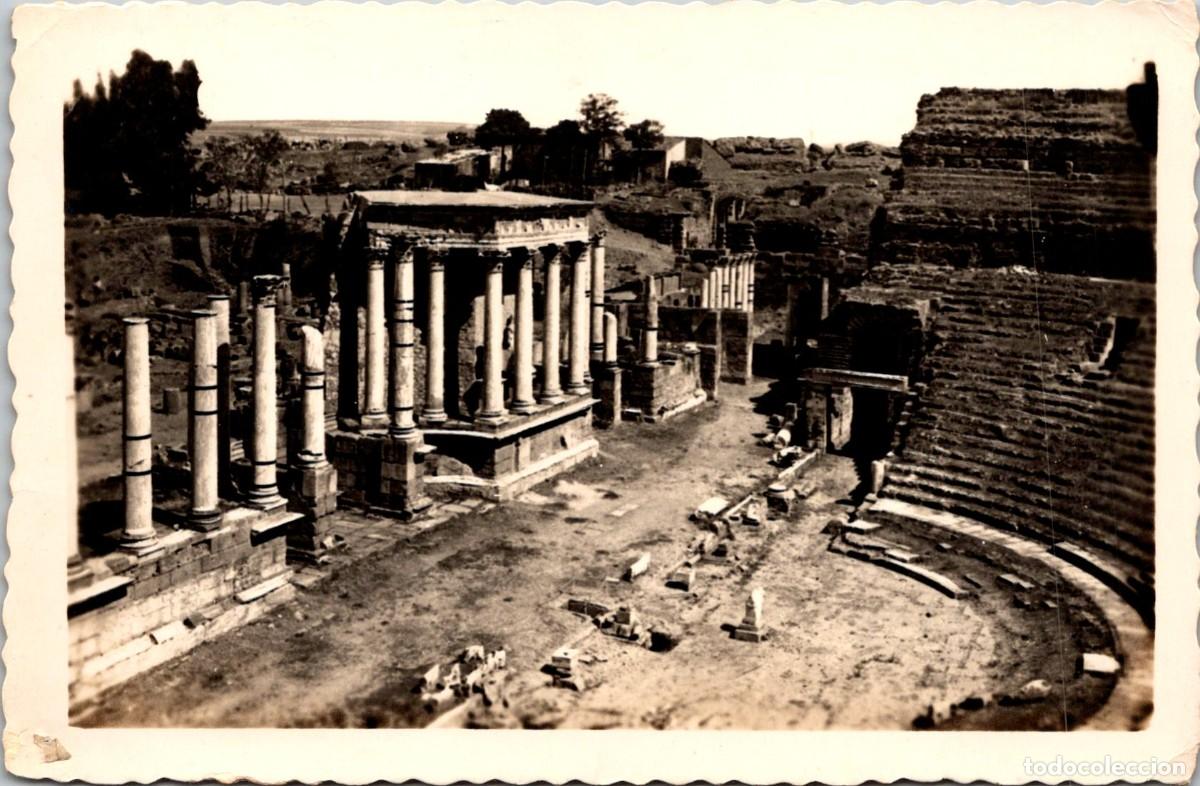 Postales: M&eacute;rida - Detalle del Teatro Romano - Arribas 7 - 142x93mm