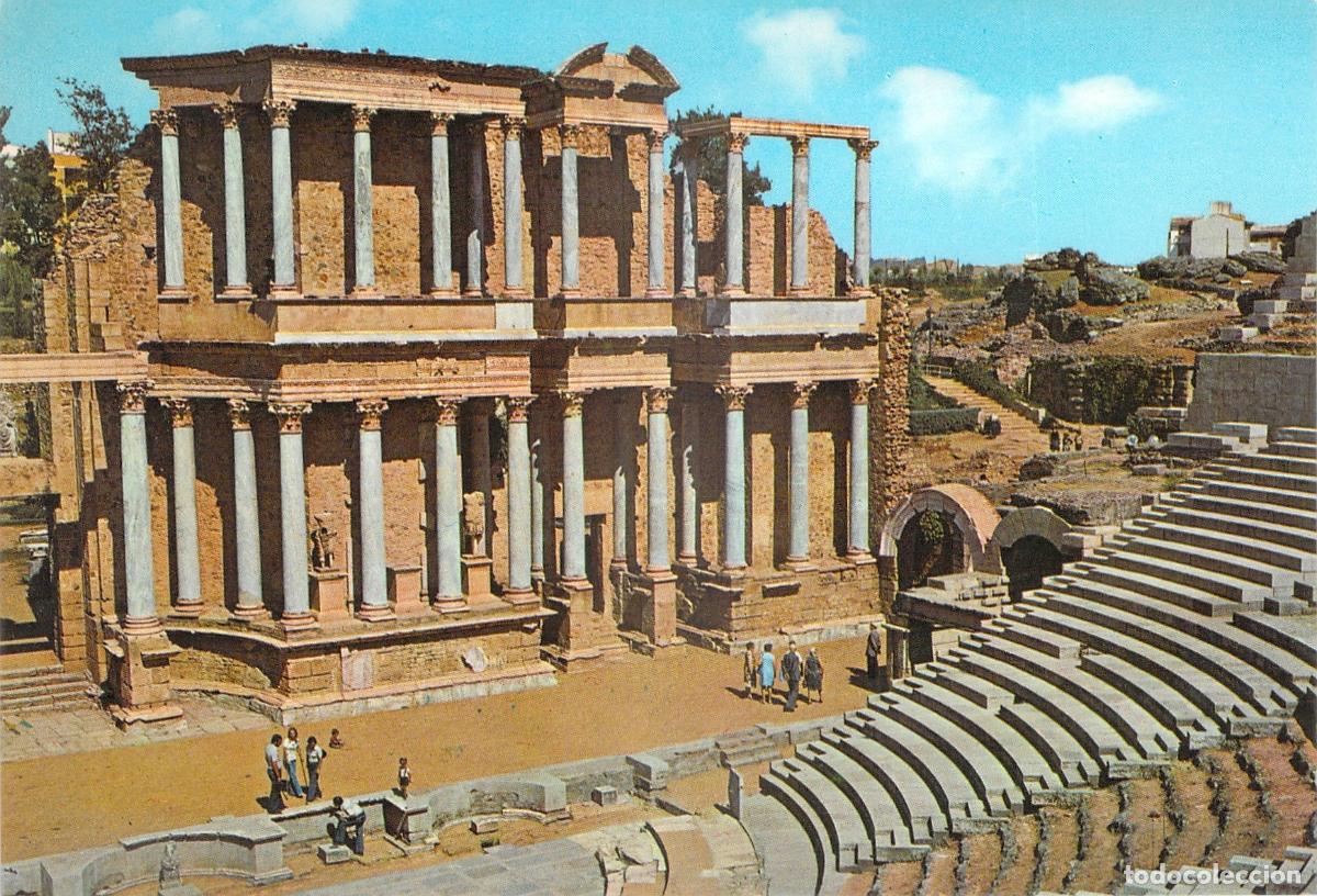 Postales: Postal de M&eacute;rida, Teatro Romano