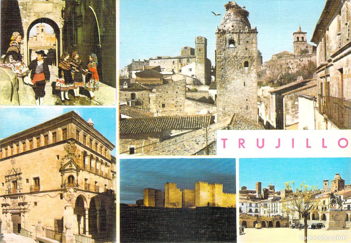 Postales: Postal de Trujillo C&aacute;ceres monumentos y tradiciones